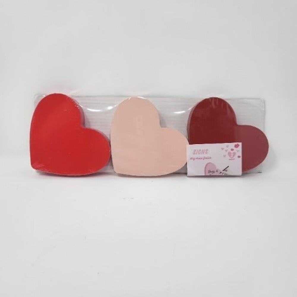 Target Dry Erase Wooden Valentine's Day Hearts Set of 3